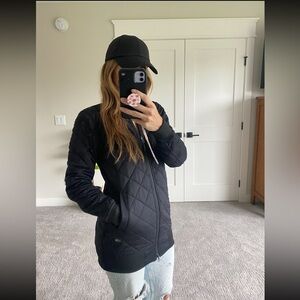 Women’s The North Face Mod Bomber Insulated Jacket Zip Black XS Long